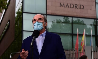 El portavoz del PSOE en la Asamblea, Ángel Gabilondo.