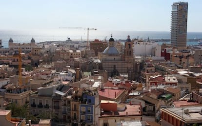 Una vista de la ciutat d'Alacant.