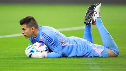 Julio González en el partido contra Jamaica por la Copa América, el 22 de junio.