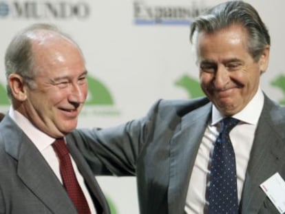 Los expresidentes de Caja Madrid, Miguel Blesa y Rodrigo Rato.