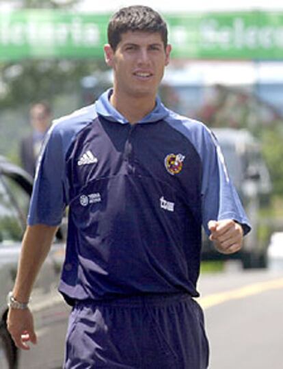 Luque, con el uniforme de la selección durante el Mundial.