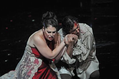 Ópera Tosca, representada en el Teatro Real de Madri