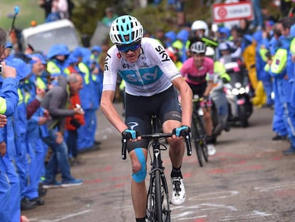 Froome en pleno ascenso