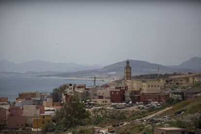 Panorámica del barrio de El Príncipe, con Marruecos al fondo.