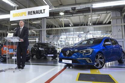 José Vicente de los Mozos, en la planta que Renault tiene en Valladolid.