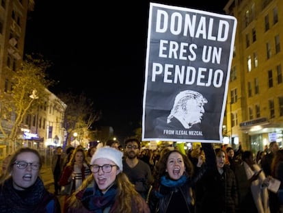 Una protesta contra Trump, el s&aacute;bado en el centro de Washington