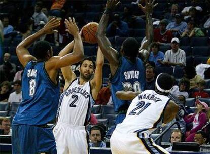 Juan Carlos Navarro, durante el partido ante los 'Wolves'.