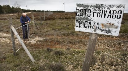 Finca de Merindad de R&iacute;o Ubierna (Burgos) donde esta previsto un proyecto de fracking. 