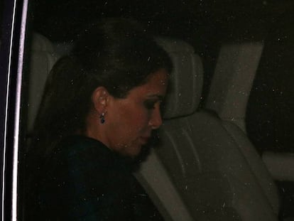La princesa Haya bint Al Hussein, a su salida de los juzgados de Londres, el 30 de octubre de 2019.