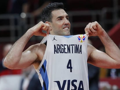 Luis Scola, tras ganar a Francia.