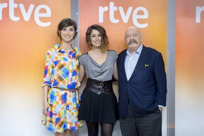 Julia Varela, Barei y José María Íñigo.