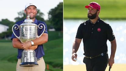 Scottie Scheffler y Jon Rahm