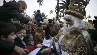 El Rey Melchor, en Barcelona.