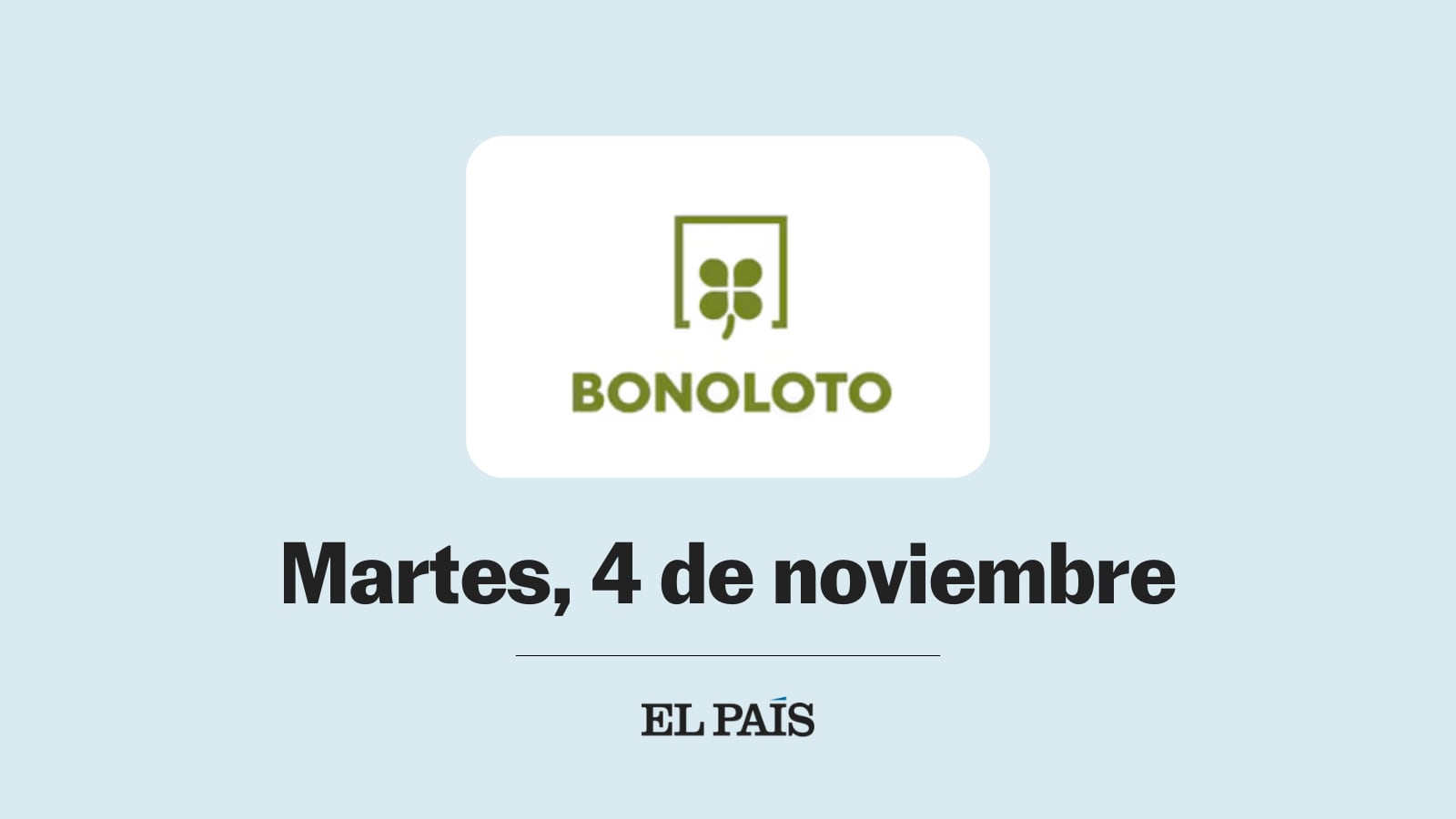 Bonoloto: comprobar sorteo del martes 4 de noviembre