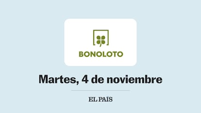 Sorteo de la Bonoloto martes 4 de noviembre