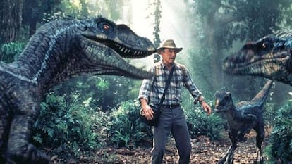 Fotograma de &#039;Parque Jur&aacute;sico III&#039;, de Steven Spielberg.