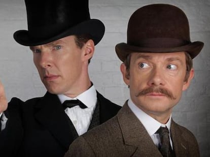 Primera imagen promocional del capítulo especial de 'Sherlock'.