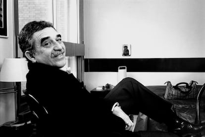 Gabriel García Márquez, in Paris, in January 1982.