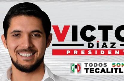 Propaganda de Victor Díaz para las elecciones de 2015.