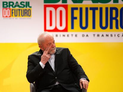 Lula da Silva, presidente de Brasil, durante un evento en Brasilia, el 10 de noviembre.