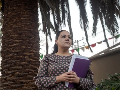 Mariel Albarrán, en Ciudad de México el pasado 17 de marzo.