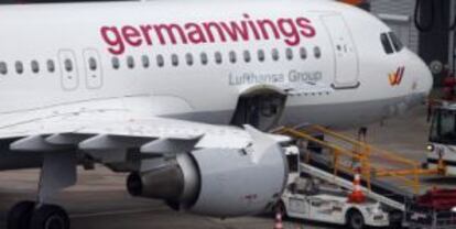 Un Airbus 320 de Germanwings a Düsseldorf.