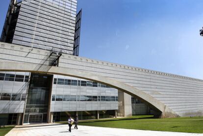 Centro de producción de la Radio Televisión Valenciana (Canal 9) en Burjassot, Valencia.