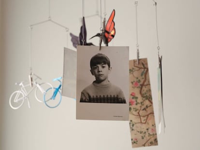 Fotografía de Fernando García-Salmones con seis años, en su casa de Madrid.