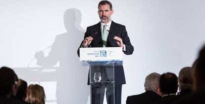 El rey Felipe VI, el martes.