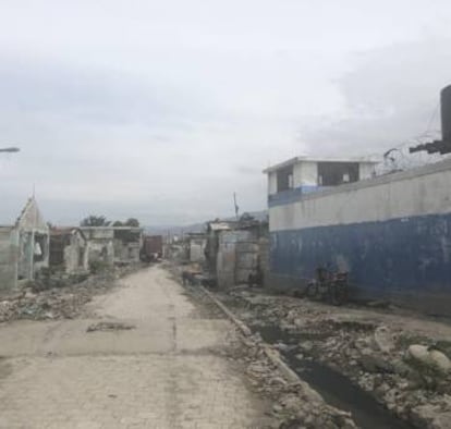 Base de la ONU en Cité Soleil en 2019. Imagen cedida por la autora.