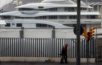 El 'Valerie', el pasado día 15 en Barcelona.