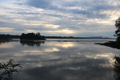 The Caquetá River, in the Amazon rainforest.