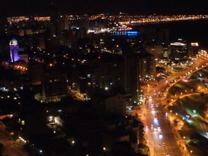 Vista desde los ventanales de Las Nubes.