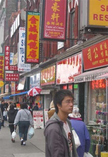 El mercado de Kensington, en el barrio chino de Toronto.