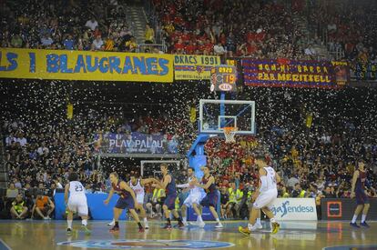 Una acción de la final, con Llull y Oleson.