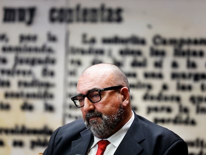 Koldo García, que fuera asesor del exministro José Luis Ábalos, a su llegada para comparecer ante la comisión del Senado.