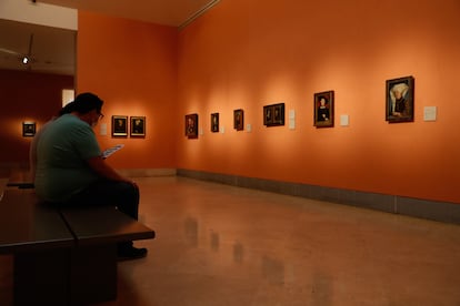 Una sala prácticamente vacía del museo Thyssen este miércoles, 11 de marzo.