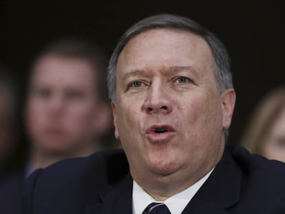 O diretor da CIA, Mike Pompeo, em janeiro em Washington.