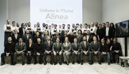 Todo el equipo de Alinea Madrid.