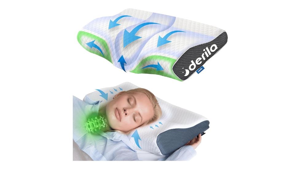 Almohada viscoelástica 'Memory Foam'.