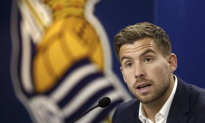 Iñigo Martínez, tras renovar el 26 de abril.