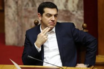 El primer ministro griego, Alexis Tsipras (Syriza).