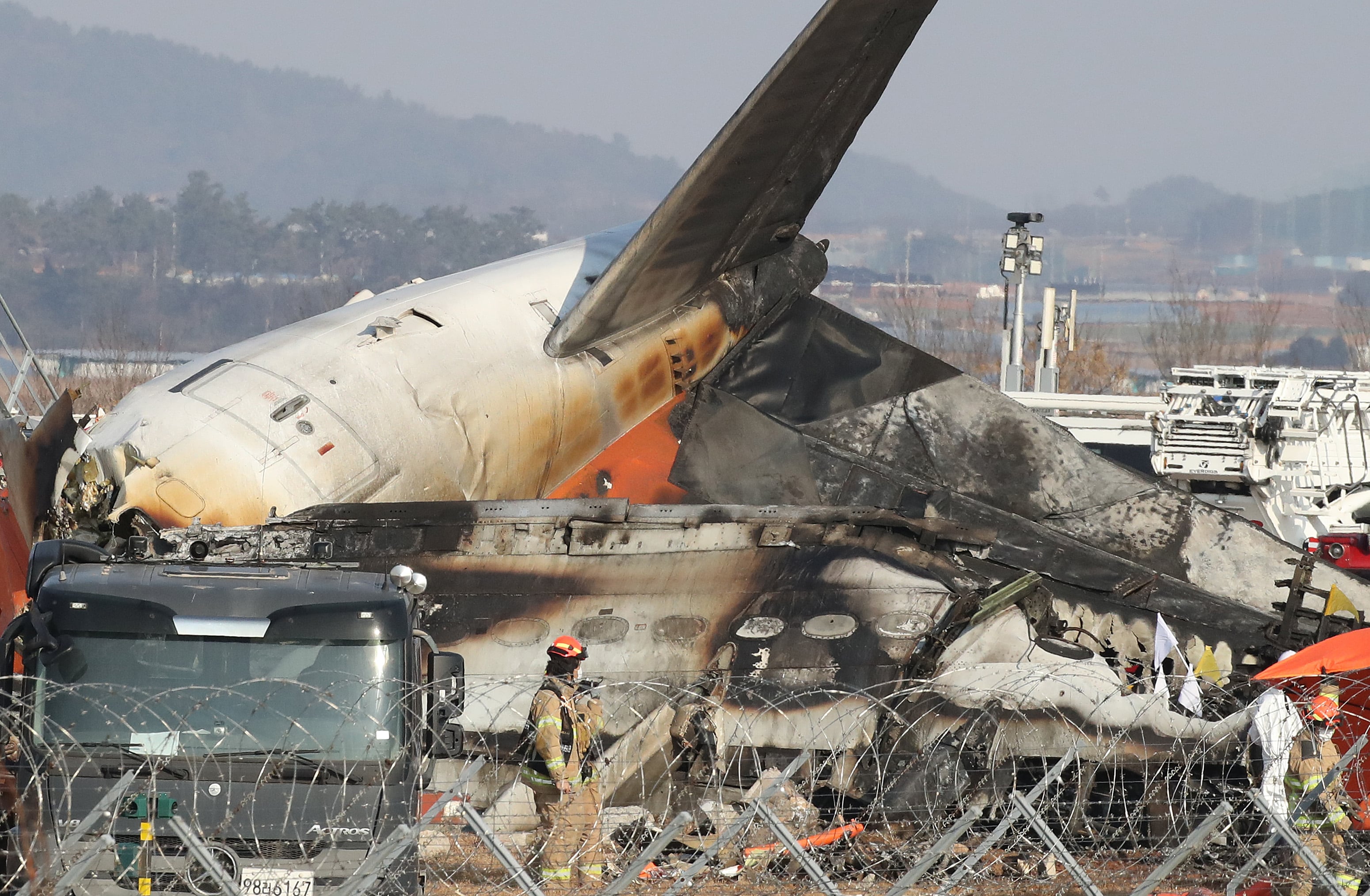 Mueren 179 personas en un accidente aéreo en Corea del Sur