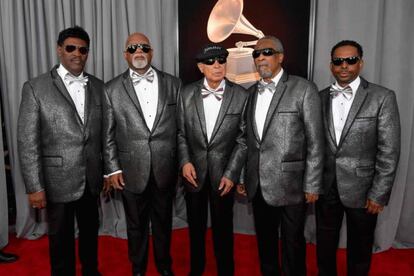 The Blind Boys of Alabama en los Grammy en 2018.