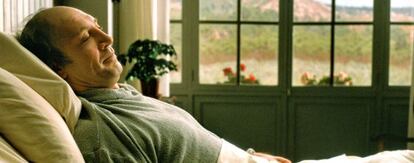 Javier Bardem en el papel del tetrapléjico Ramón Sampedro.