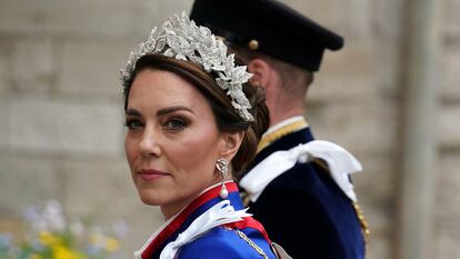 Kate Middleton en la coronación de Carlos III, el 6 de mayo en la Abadía de Westminster, en Londres.