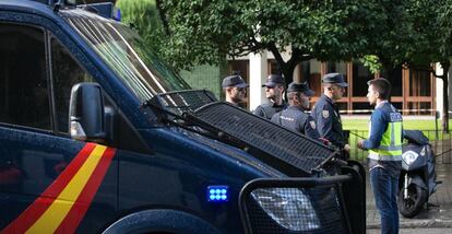 Agentes de la Policía Nacional, en una foto de archivo.
 