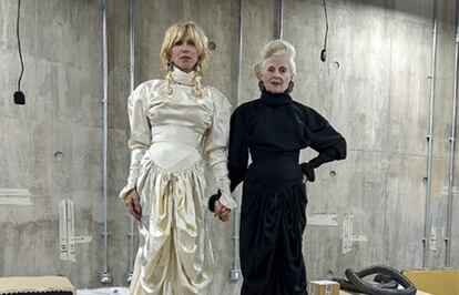 Courtney Love y Vivienne Westwood, fotografiadas por Juergen Teller para la última campaña de la diseñadora.