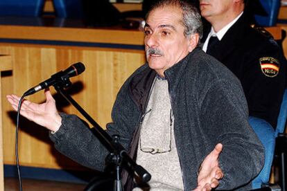 Adolfo Scilingo, durante su declaración en el juicio en la Audiencia Nacional.
