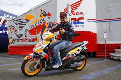 Dani Pedrosa, en Le Mans. 